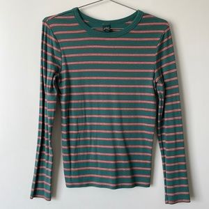 Long sleeve striped t shirt